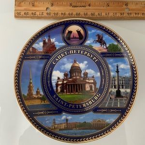 St. Petersburg decorative plate Санкт-Петербург тарелка
